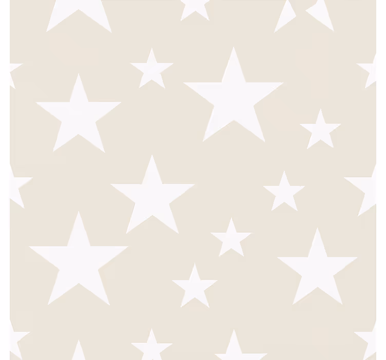 Papel tapiz infantil gran patrón de estrellas grises - TenVinilo