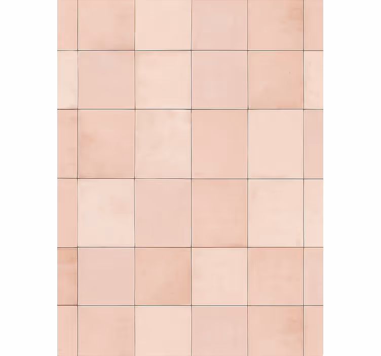 Papel tapiz cocina patrón de azulejos rosados - TenVinilo