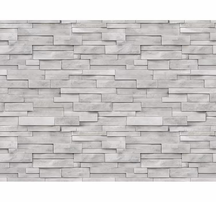 Papel tapiz piedra pizarra gris en losa - TenVinilo