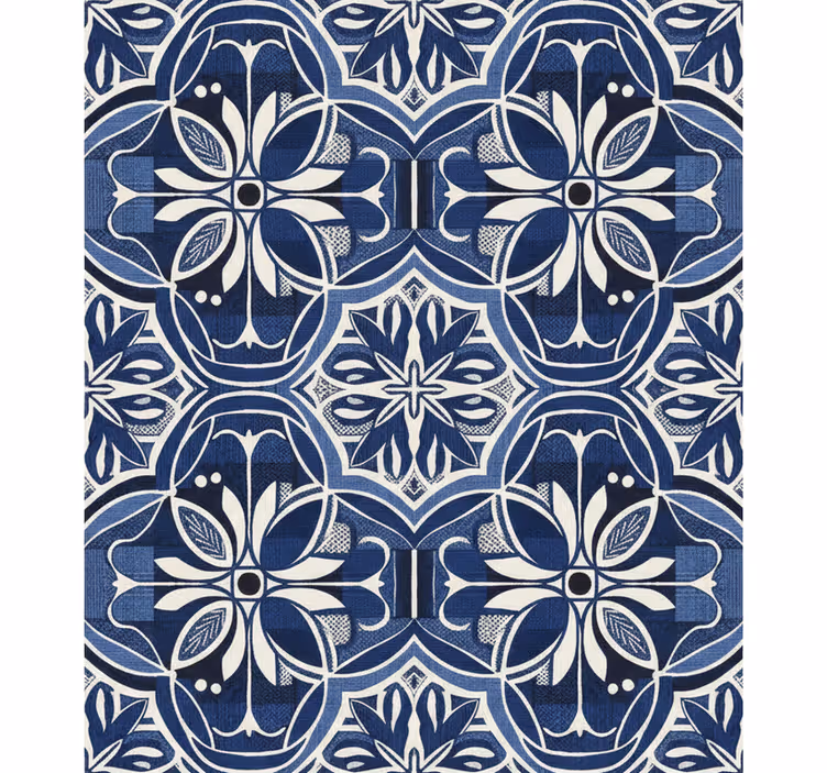 Papel tapiz recámara matrimonial patrón de telas marinas - TenVinilo