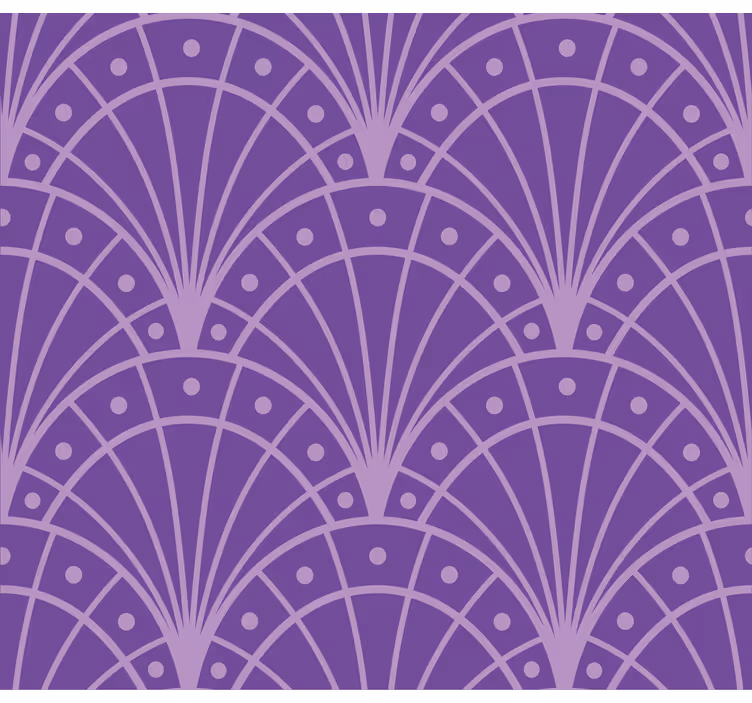 Papel tapiz lila arte deco minimalista - TenVinilo