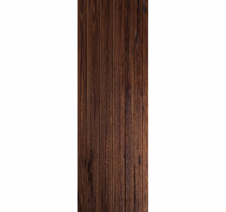 Papel tapiz marrón tablones de madera rústicos oscuros - TenVinilo