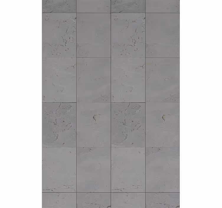 Papel tapiz gris collage de concreto - TenVinilo