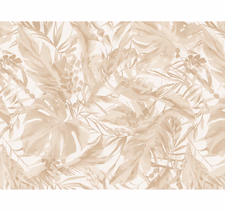 Papel tapiz paisaje motivo de palmas - TenVinilo