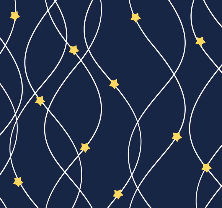 Papel pintado estrellas líneas verticales - TenVinilo