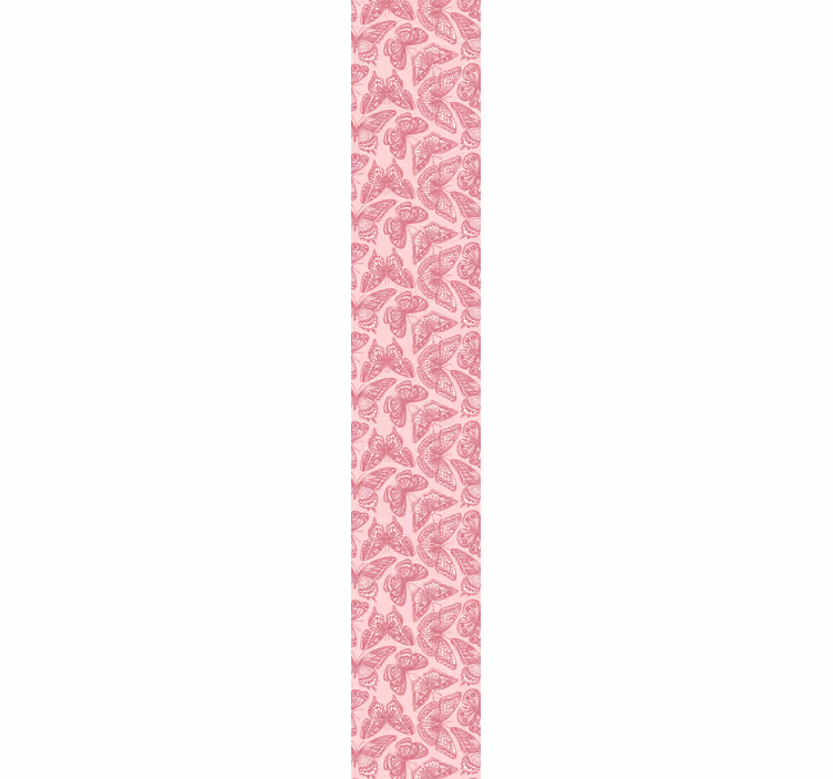 Papel tapiz mariposas intrincado patrón de mariposa - TenVinilo