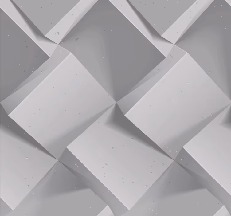 Papel pintado piedras 3D superpuestas - TenVinilo