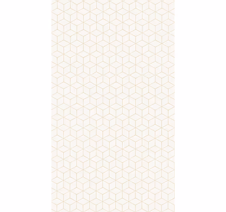 Papel tapiz geométrico patrón de cubo geométrico - TenVinilo
