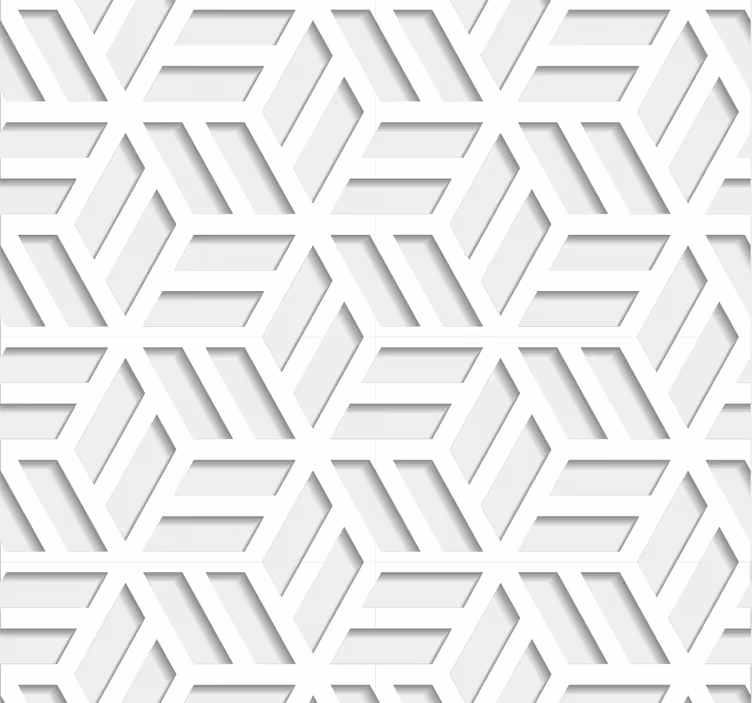 Papel tapiz geométrico celosía geométrica - TenVinilo