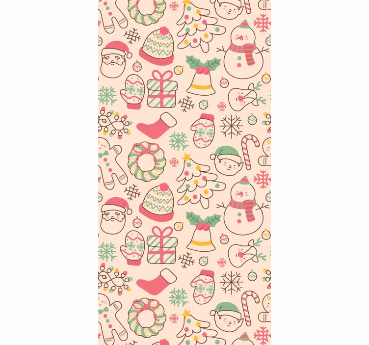 Papel pintado salón Luces de navidad - TenVinilo