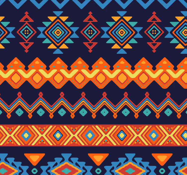 Papel pintado de arte Tela de temática tribal africana - TenVinilo