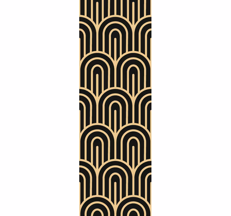 Papel tapiz geométrico arco geométrico - TenVinilo