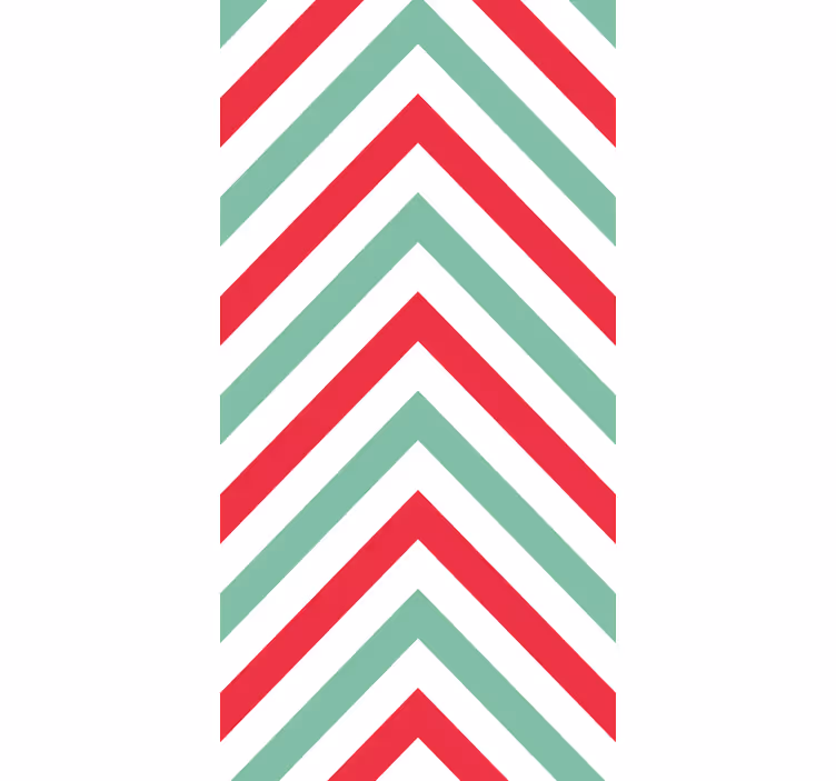 Papel tapiz geométrico patrón de zigzag de chevron - TenVinilo