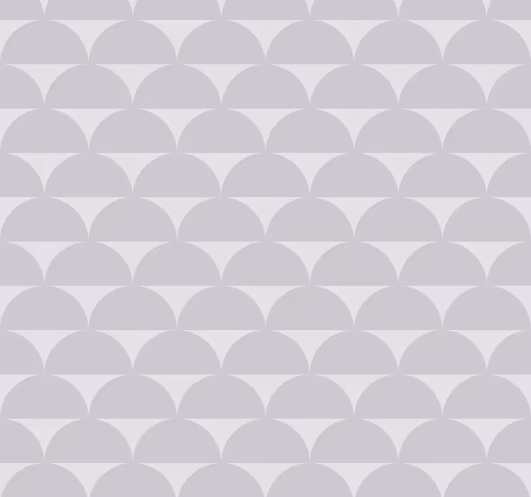 Papel tapiz geométrico patrón festoneado - TenVinilo