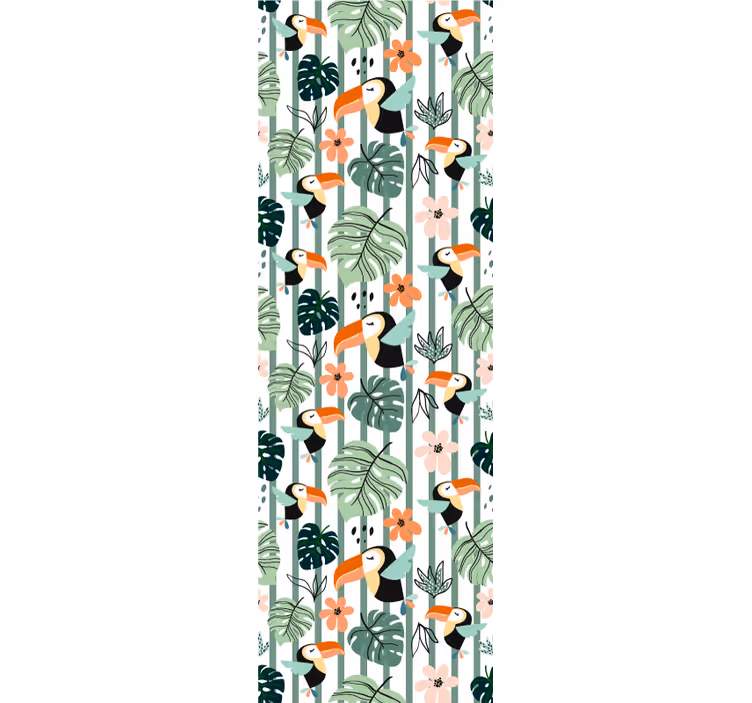 Papel pintado moderno Patrón tropical - TenVinilo