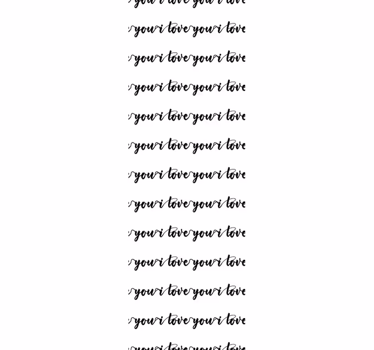 Papel tapiz letras ama tu vida - TenVinilo