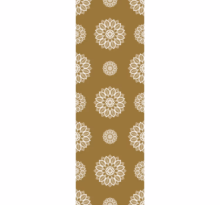 Papel tapiz ornamental mandala intrincado - TenVinilo