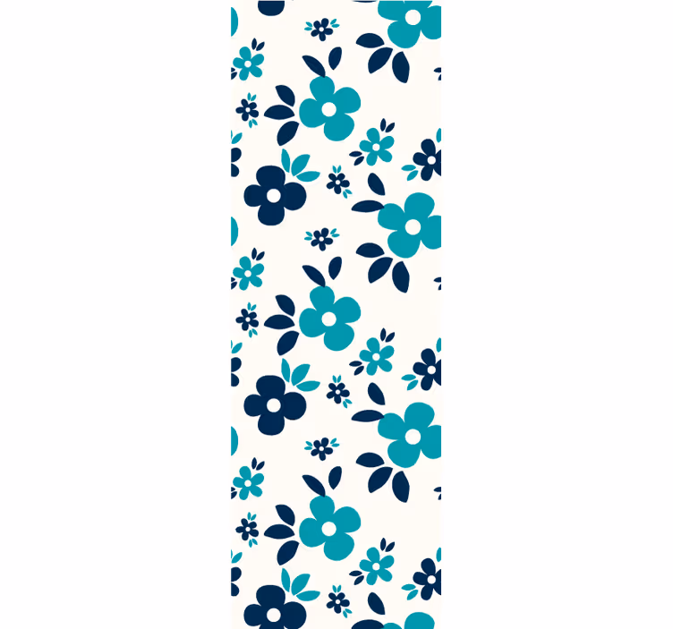 Papel tapiz bebé diseño de vivero floral - TenVinilo
