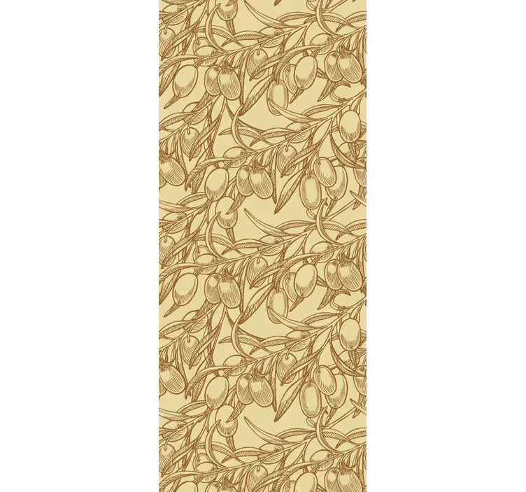Papel tapiz ornamental ornamentación botánica - TenVinilo