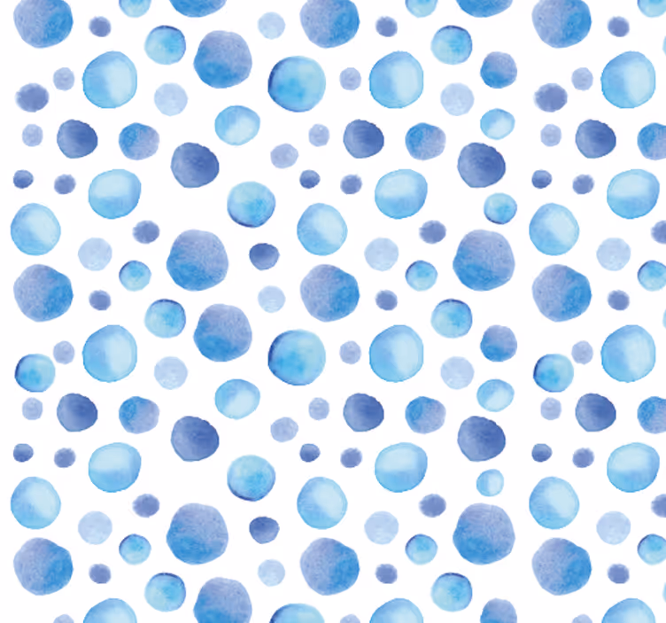 Papel pintado bebé de burbujas azules - TenVinilo