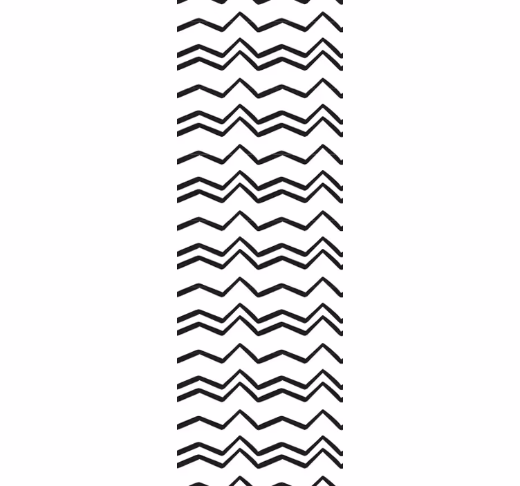 Papel tapiz geométrico zigzag geométrico - TenVinilo