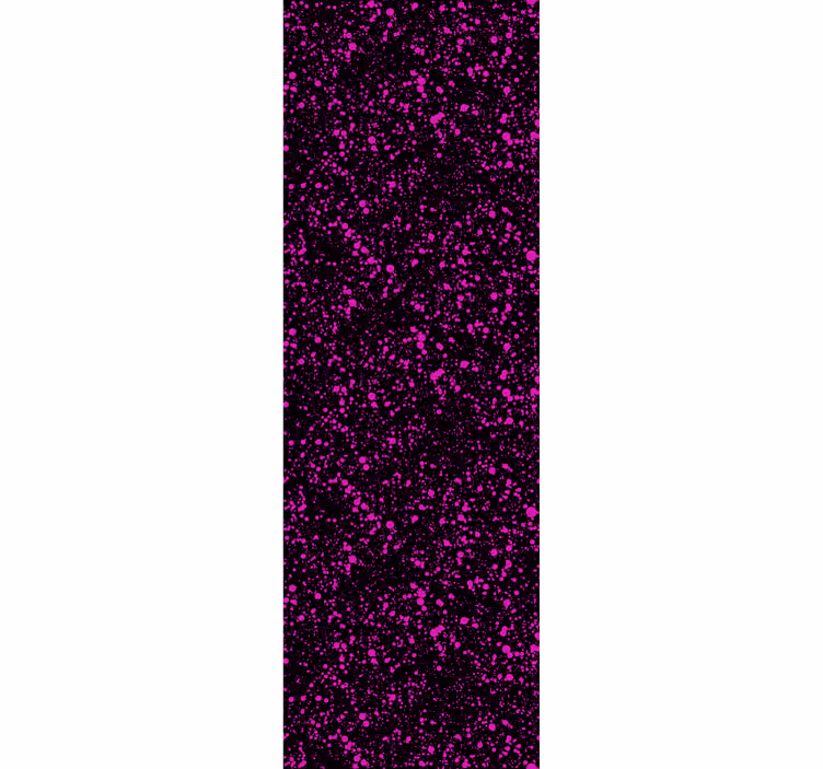 Papel pintado de arte Salpicaduras de pintura negra y rosa - TenVinilo
