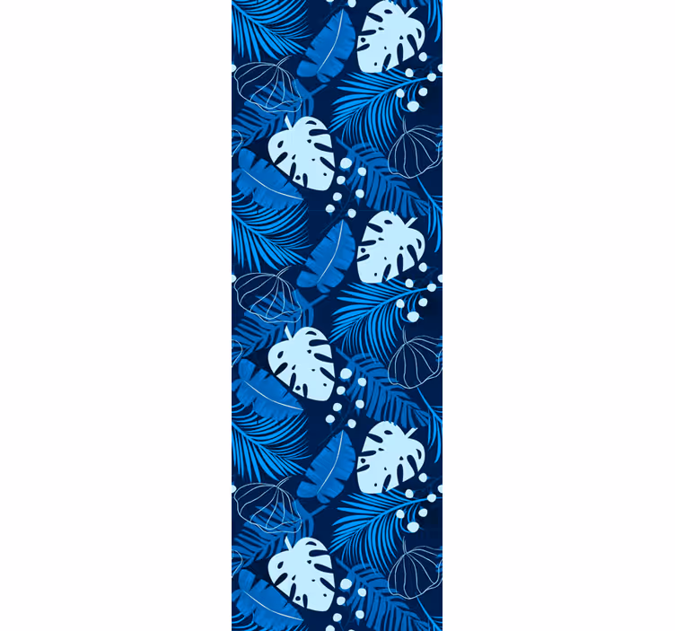 Papel tapiz hojas diseño de monstera tropical - TenVinilo