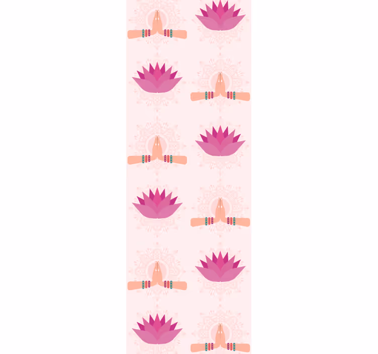 Papel pintado moderno Loto namaste - TenVinilo