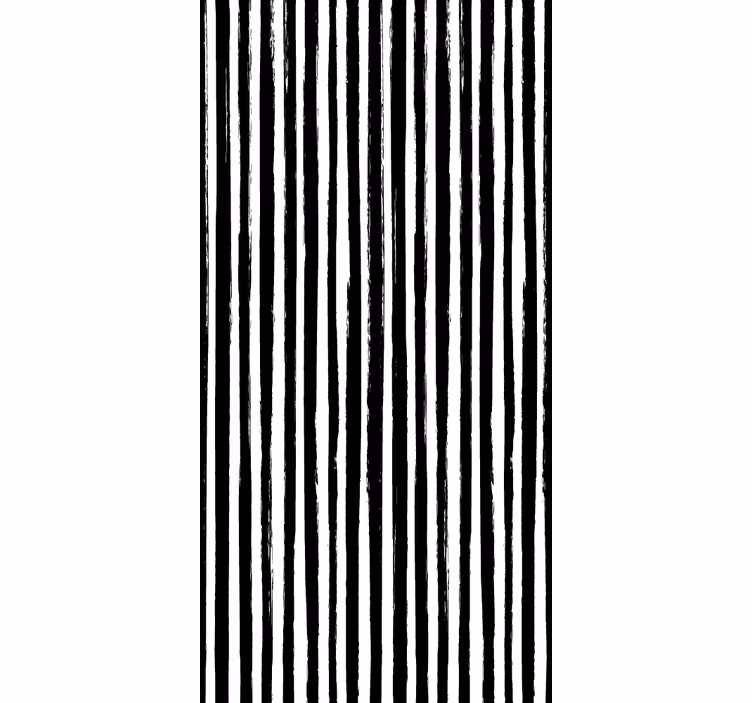 Papel pintado rayas verticales Rayas negras grunge - TenVinilo