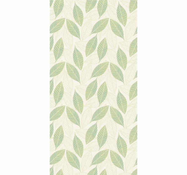 Papel pintado naturaleza Grandes hojas verdes - TenVinilo
