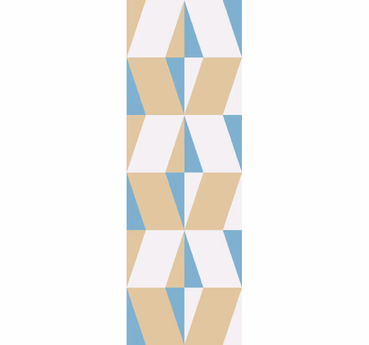 Papel tapiz geométrico motivo triangular - TenVinilo