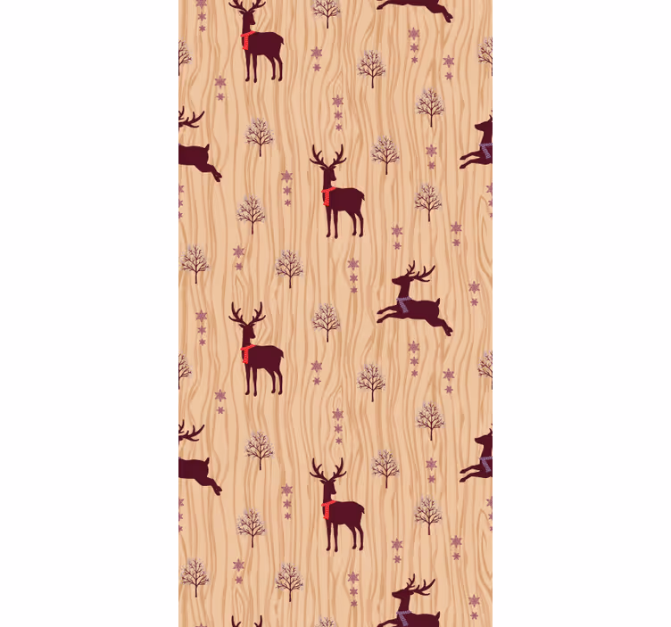 Papel tapiz animales fauna forestal rústica - TenVinilo