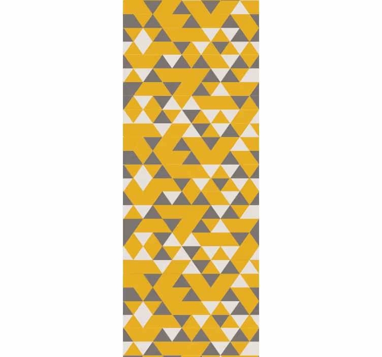 Papel tapiz geométrico conjunto de triángulos geométricos - TenVinilo