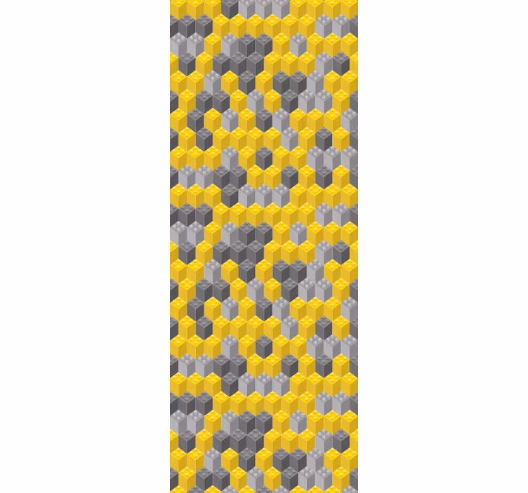 Papel tapiz geométrico panal geométrico - TenVinilo