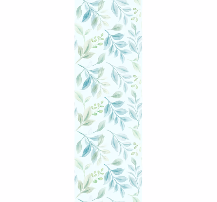 Papel tapiz hojas follaje elegante - TenVinilo