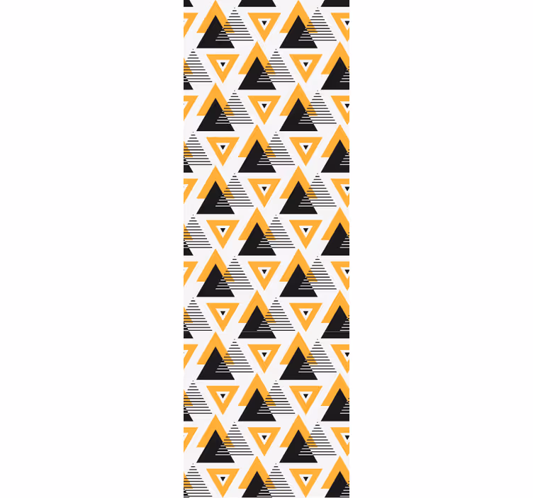 Papel tapiz geométrico fusión de triángulos geométricos - TenVinilo