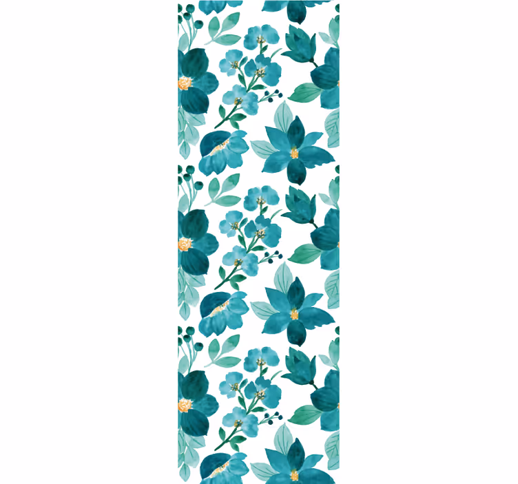 Papel tapiz flores floración botánica floral - TenVinilo