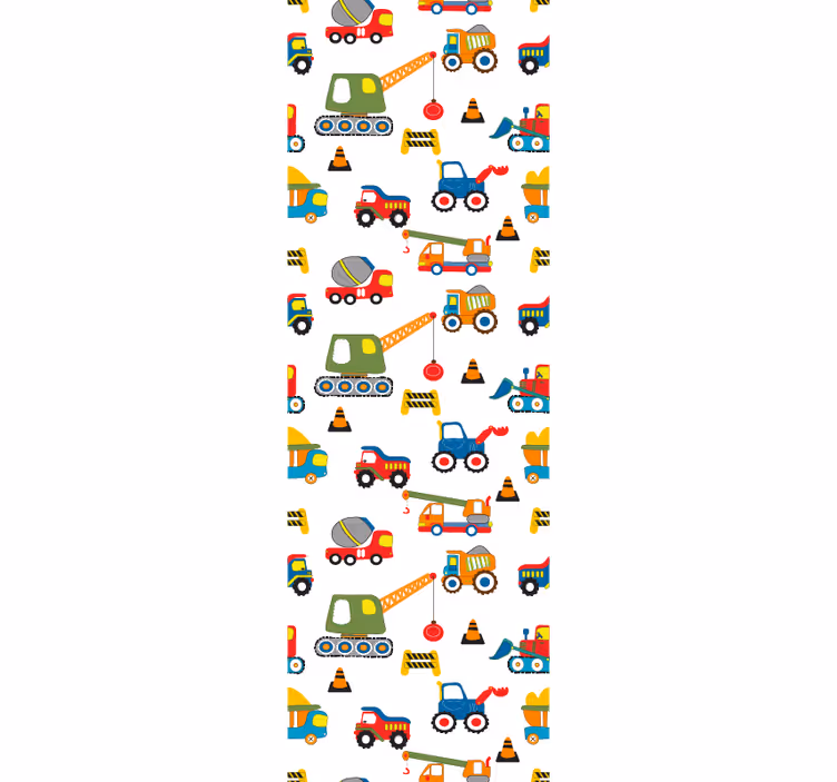 Papel tapiz infantil delicia de construcción - TenVinilo