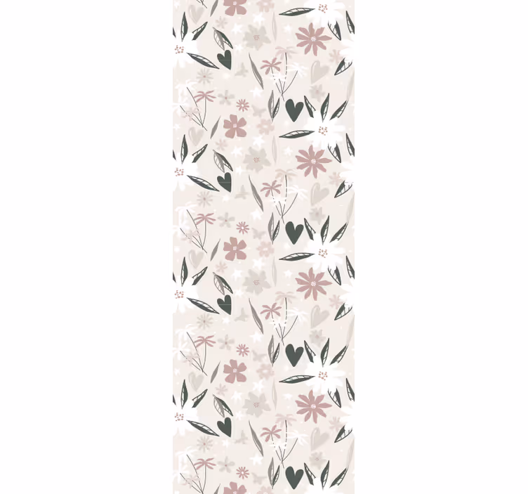 Papel tapiz flores botánico floral - TenVinilo