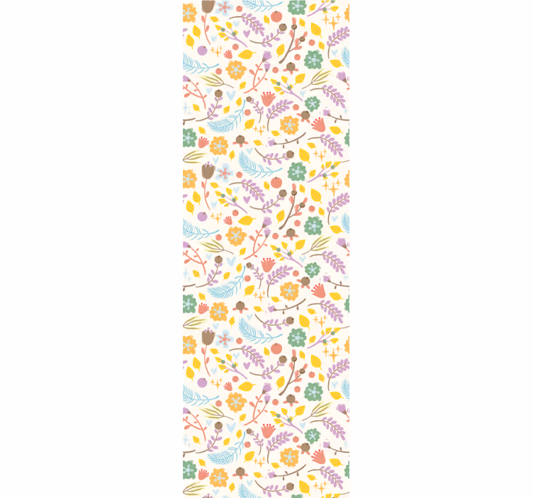 Papel tapiz hojas jardín botánico - TenVinilo