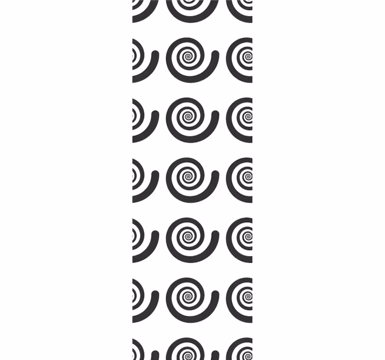 Papel tapiz geométrico patrón espiral - TenVinilo