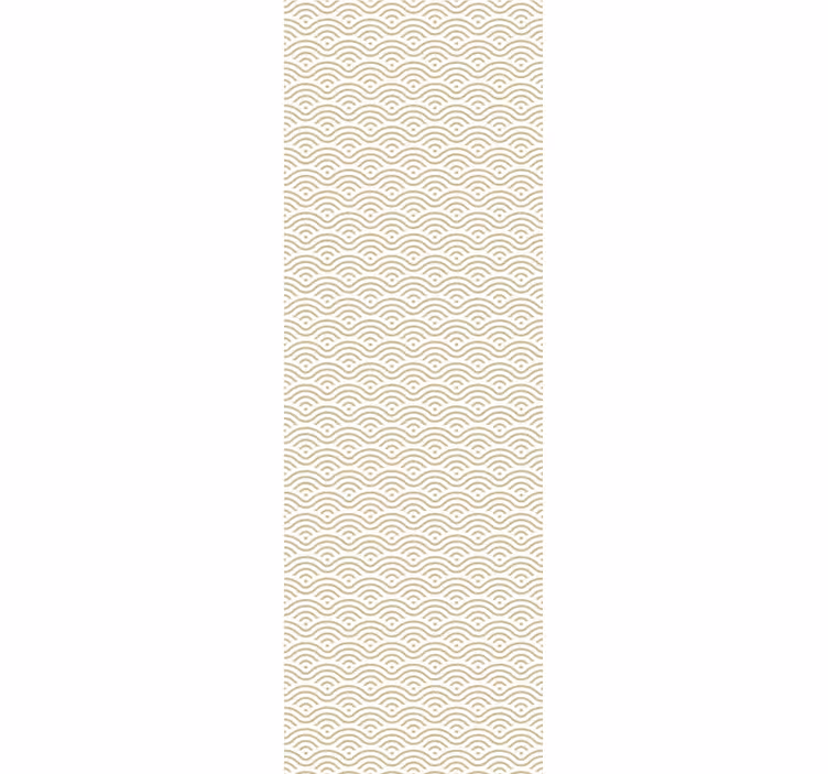Papel pintado moderno Ondas pacíficas simples - TenVinilo