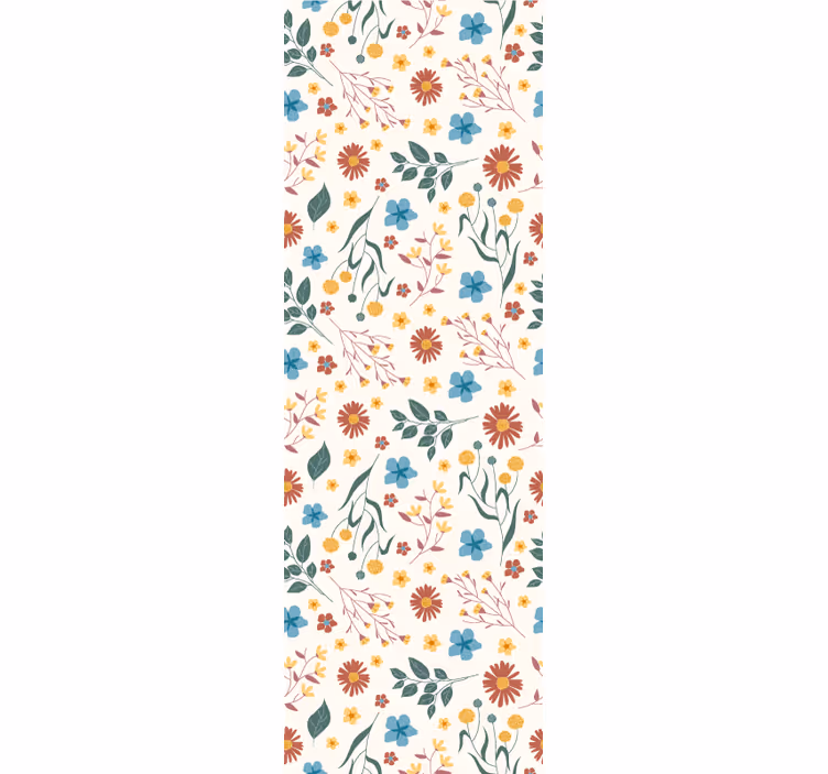 Papel tapiz flores florecimiento botánico - TenVinilo