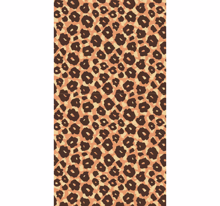 Papel tapiz leopardos patrón de manchas de leopardo - TenVinilo