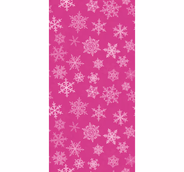 Papel tapiz navidad copos de nieve de vacaciones - TenVinilo