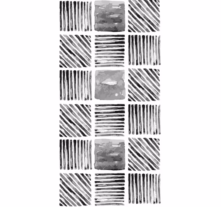Papel tapiz geométrico bloques geométricos abstractos - TenVinilo