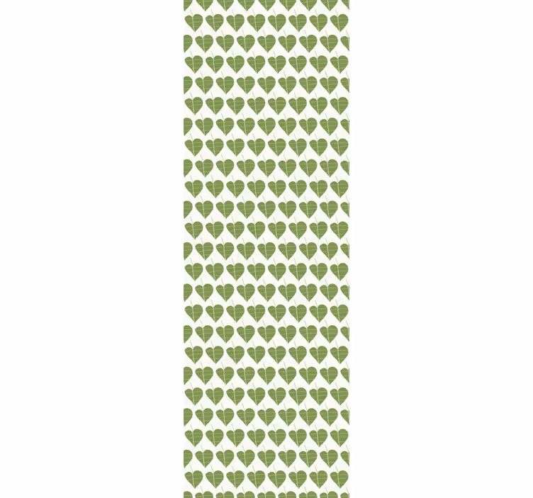 Papel tapiz hojas diseño de patrón de hoja - TenVinilo