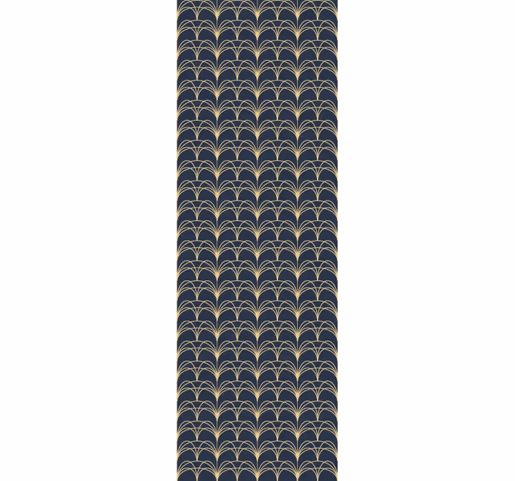 Papel tapiz geométrico arcos art deco - TenVinilo