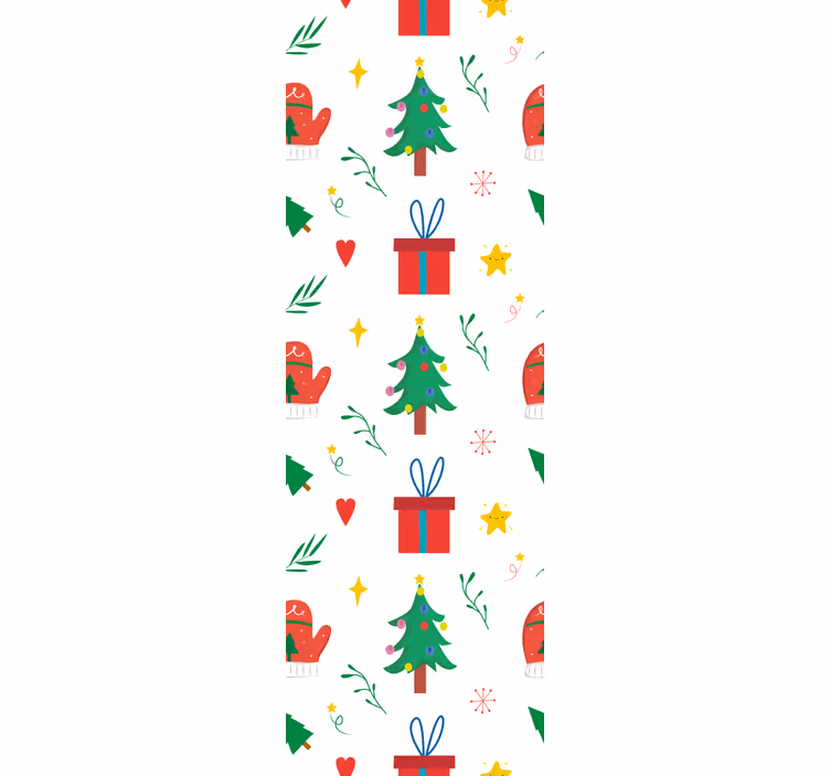 Papel tapiz navidad motivos de temporada festiva - TenVinilo