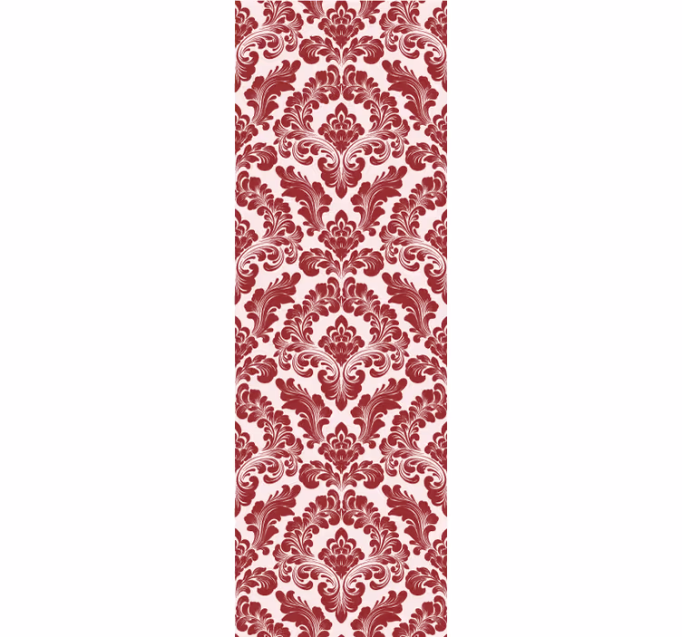 Papel tapiz barroco elegantes elementos florales - TenVinilo